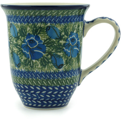 Polish Pottery Bistro Mug Daffodil Dreams UNIKAT