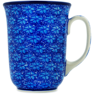 Polish Pottery Bistro Mug Deep Into The Blue Sea