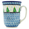 Polish Pottery Bistro Mug Ethereal Evergreen