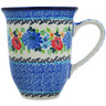Polish Pottery Bistro Mug Floweret