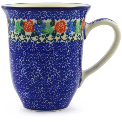 Polish Pottery Bistro Mug Obsessive Spring