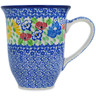 Polish Pottery Bistro Mug Patio Views UNIKAT