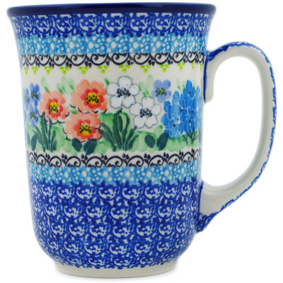 Polish Pottery Bistro Mug Spring Joy UNIKAT
