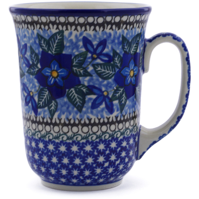 Polish Pottery Bistro Mug Starflower Delight UNIKAT