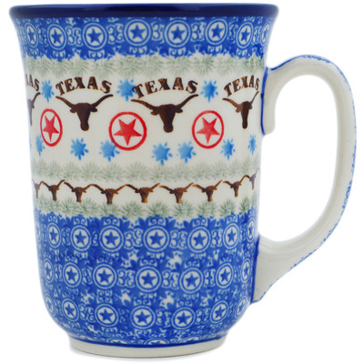 Polish Pottery Bistro Mug State Of Texas