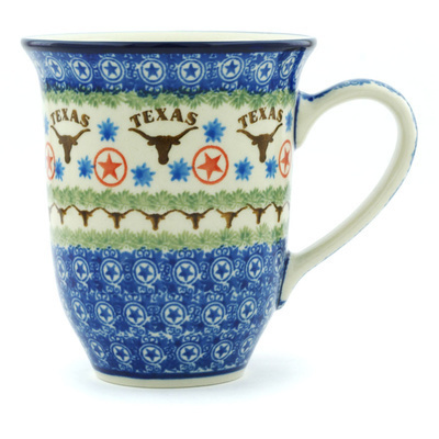 Polish Pottery Bistro Mug State Of Texas