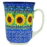 Polish Pottery Bistro Mug Summer Sunnies UNIKAT