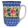Polish Pottery Bistro Mug Valentine Bouquet