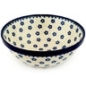 Polish Pottery Bowl 11&quot; Falling Daisies