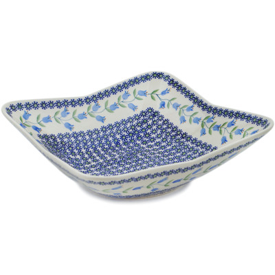 Polish Pottery Bowl 13&quot; Sweet Dreams