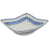 Polish Pottery Bowl 13&quot; Tail Feathers