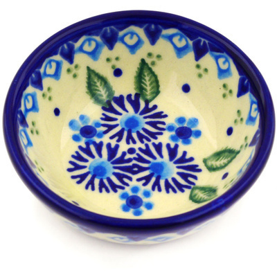 Polish Pottery Bowl 3&quot; Aster Patches