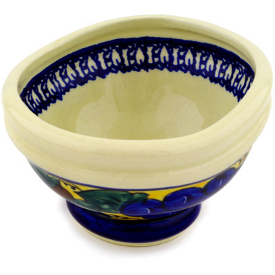 Polish Pottery Bowl 4&quot; Tuscan Grapes