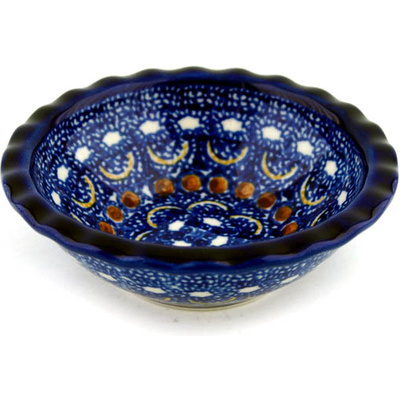 Polish Pottery Bowl 5&quot; Blue Horizons