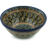 Polish Pottery Bowl 5&quot; Brown Beauty UNIKAT