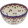 Polish Pottery Bowl 5&quot; Coffee Bean