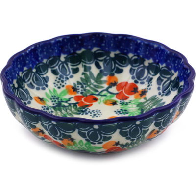 Polish Pottery Bowl 5&quot; Currant Tomatoes