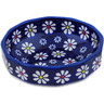 Polish Pottery Bowl 5&quot; Daisy Jazz UNIKAT