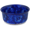 Polish Pottery Bowl 5&quot; Divine Cobalt UNIKAT