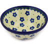 Polish Pottery Bowl 5&quot; Falling Daisies