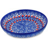 Polish Pottery Bowl 5&quot; Floral Peacock