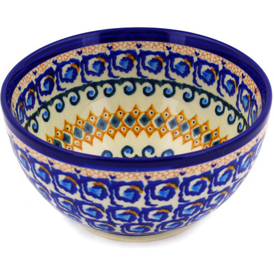 Polish Pottery Bowl 5&quot; Florence UNIKAT