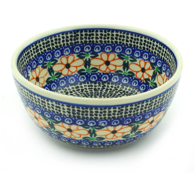 Polish Pottery Bowl 5&quot; French Country