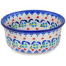 Polish Pottery Bowl 5&quot; Graphic Armor