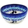Polish Pottery Bowl 5&quot; Kitty Paw Play Time