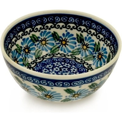 Polish Pottery Bowl 5&quot; Marigold Morning