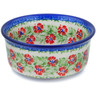 Polish Pottery Bowl 5&quot; Midsummer Bloom