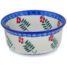 Polish Pottery Bowl 5&quot; Red Berries