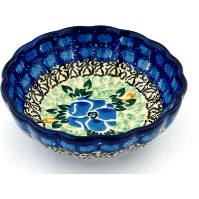 Polish Pottery Bowl 5&quot; Royal Mosaic UNIKAT