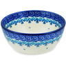 Polish Pottery Bowl 5&quot; Snow Couple