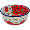 Polish Pottery Bowl 5&quot; Spring Blossom Harmony UNIKAT