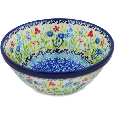 Polish Pottery Bowl 5&quot; Spring Essence UNIKAT