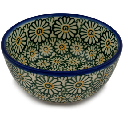 Polish Pottery Bowl 5&quot; Spring Fling