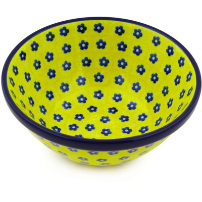 Polish Pottery Bowl 5&quot; Sunshine