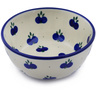 Polish Pottery Bowl 5&quot; Wild Blueberry