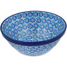 Polish Pottery Bowl 6&quot; Azul Field
