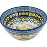 Polish Pottery Bowl 6&quot; Cucumber Patch