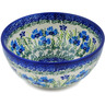 Polish Pottery Bowl 6&quot; Fresh Flora