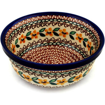 Polish Pottery Bowl 6&quot;