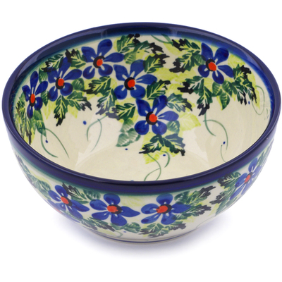 Polish Pottery Bowl 6&quot; Harmony UNIKAT