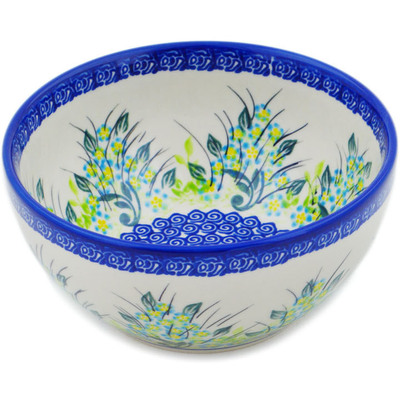 Polish Pottery Bowl 6&quot; Heavenly Haven UNIKAT