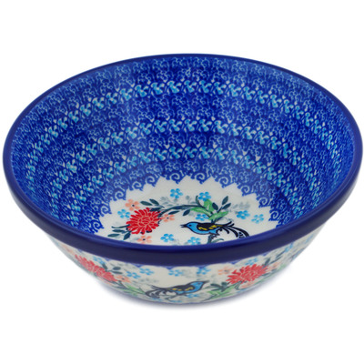 Polish Pottery Bowl 6&quot; Learn To Fly UNIKAT