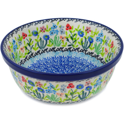 Polish Pottery Bowl 6&quot; Spring Essence UNIKAT