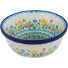 Polish Pottery Bowl 6&quot; Spring Sights UNIKAT
