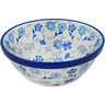 Polish Pottery Bowl 6&quot; Spring Winds