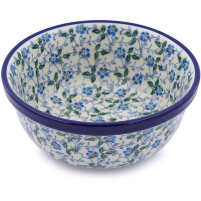 Polish Pottery Bowl 6&quot; Summer Wind